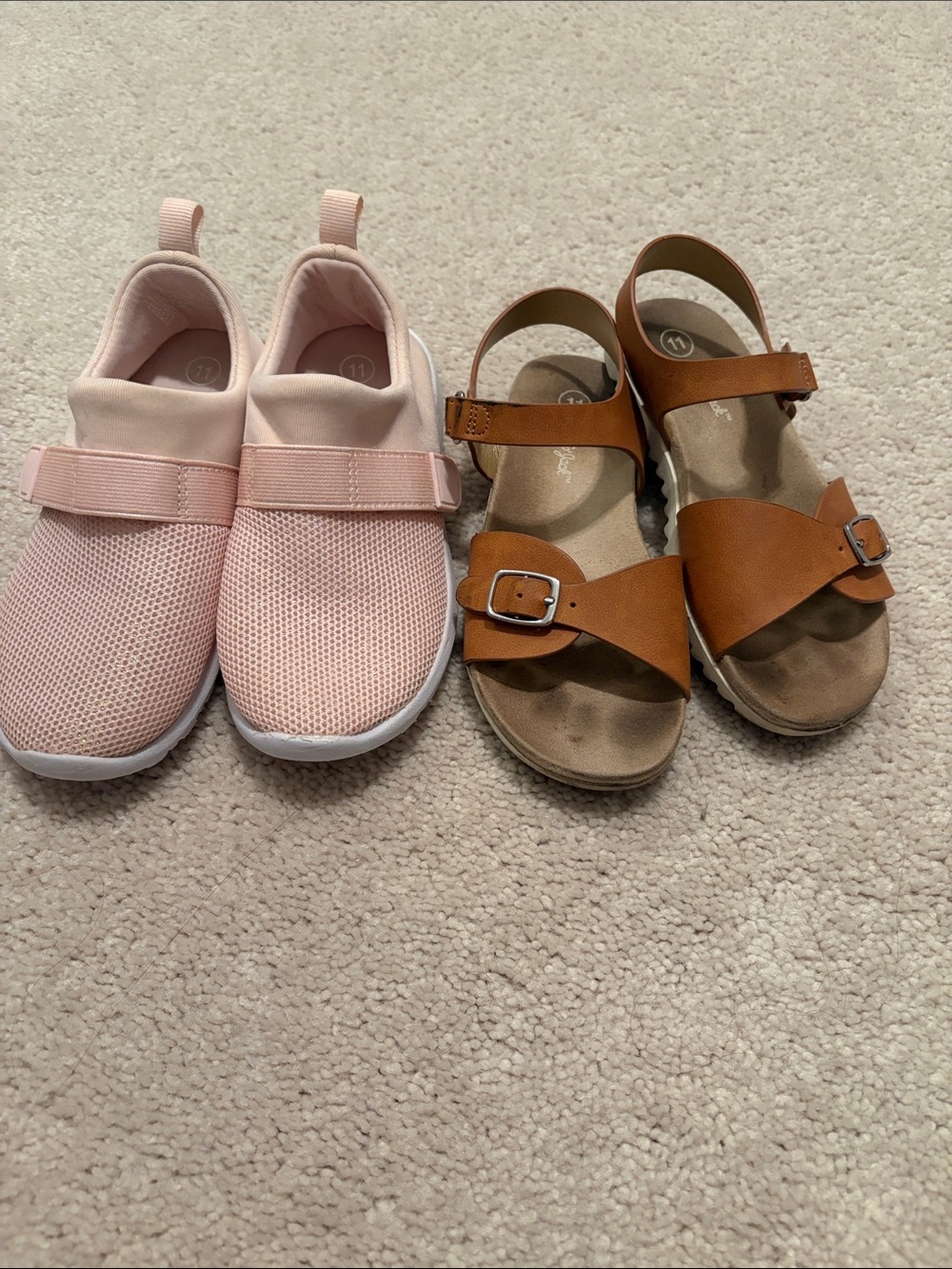 Cat & Jack summer sandal bundle sz 11